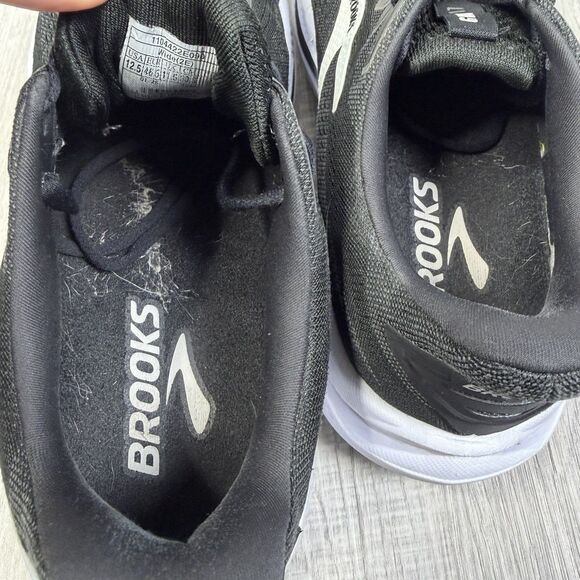 Brooks Mens Ghost 17 1104422E090 Black Running Sneakers Size 12.5 2E Wide E main image 8